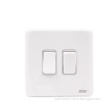 16AX250V 2Gang 2Way Light Switch indoor wall sockets